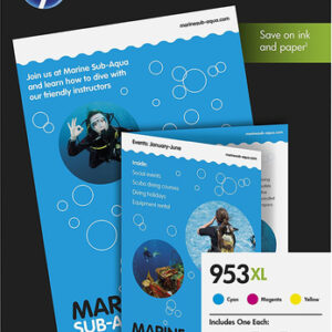 HP Ink 953XL CMY 3pack + photo paper