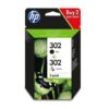 Tusze Oryginalne HP 302 (X4D37AE) dwupack