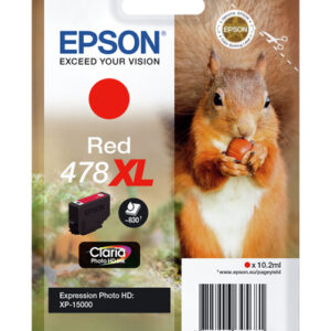 Tusz Oryginalny Epson 478 XL (C13T04F54010) RED